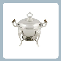 5 Qt Round Chafer with Dome Cover